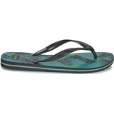 Havaianas Unisex Brasil Fresh Blackblackleaf Flip-Flop, Zwart/Zwart/Blad Groen, 3/4 UK, Zwart Zwart Blad Groen, 35/36 EU