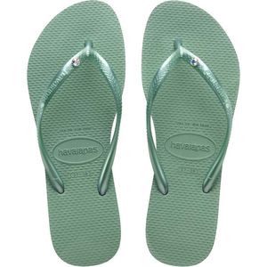 Havaianas  SLIM CRYSTAL SWII  slippers  dames Groen