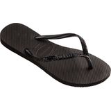 Havaianas Slim Glitter Ii Dames Slippers - Zwart Donkergrijs