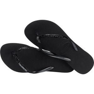 Havaianas - Slim Glitter II - Slipper - Black/Black - 100% Rubber