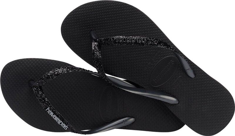 Havaianas - Slim Glitter II - Slipper - Black/Black - 100% Rubber