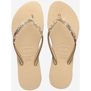 Havaianas Slim Glitter II Slippers Zand Goud