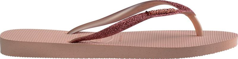 Havaianas - Slim Glitter II - Slippers - Pink - 100% Rubber - 100% PVC
