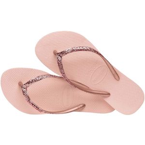 Havaianas - Slim Glitter II - Slippers - Pink - 100% Rubber - 100% PVC