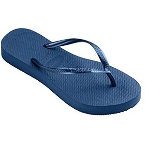 Havaianas Slim Flatform teenslippers voor dames, Comfy Blue, 42 EU