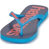 Havaianas - TOP LOGOMANIA II - Teenslippers - Blauw