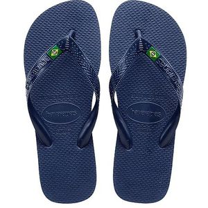 Havaianas Top Brazilië, Teenslippers, uniseks, volwassenen, blauw, 34 EU, Blauw, 34 EU