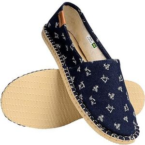 Havaianas Origine Iv Print, Espadrille Unisex - Volwassen, Donkerblauw, 45 EU