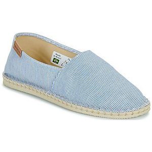 Havaianas Origine Iv Print Navysand espadrilles met sleehak voor heren, marineblauw/zand