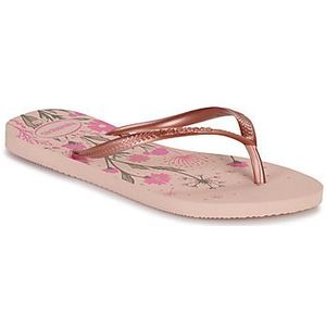 Havaianas Slanke biologische teenslippers voor dames, Ballet Rose Gouden Blos Rosa, 33/34 EU