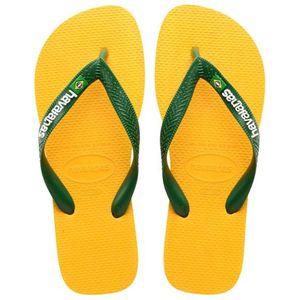 Havaianas - Sandalen en slippers - Brasil Logo Pop Yellow voor Heren - Maat 41-42 - Geel