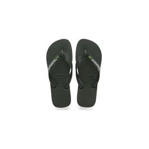 Havaianas - Brasil Logo - Teenslippers - Groen - Gemaakt in Brazilië