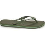 Slipper Havaianas Unisex Brasil Logo Green Green