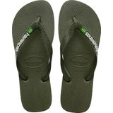 Slipper Havaianas Unisex Brasil Logo Green Green