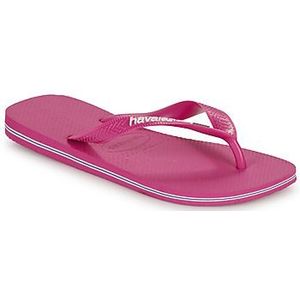 Havaianas  BRASIL LOGO  slippers  dames Roze