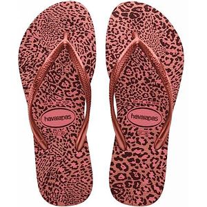 Havaianas Meisjes Slim Animals Teenslippers, Crocus Rose Golden Blush, 27/28 EU