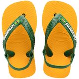 Havaianas  BABY BRASIL LOGO  slippers  kind Geel