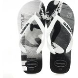 Havaianas Hype Heren Slippers - Wit Zwart