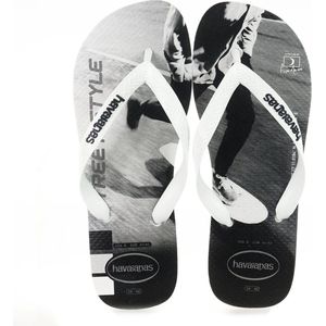 Havaianas Hype Heren Slippers - Wit Zwart