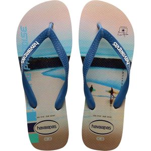 Havaianas - Sandalen en slippers - Hype Sand/Blue Comfy voor Heren - Maat 41-42 - Blauw