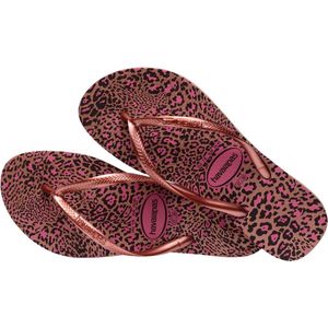 Havaianas Slim Animals Dames Slippers - Roze Goud