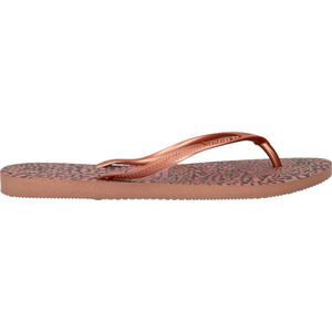 Havaianas Slim Animals Dames Slippers - Roze Goud