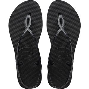 Havaianas - Luna Flatform - Teenslippers - Zwart - 100% PVC