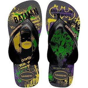 Havaianas Kids Max Herois Teenslippers voor jongens, Staal Grijs Zwart, 23/24 EU