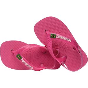 Havaianas Uniseks Baby Brasil Logo II sandalen voor kinderen, Roze, 17/18 EU