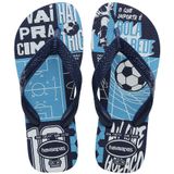 Teenslippers Kids Atlhetic HAVAIANAS. Rubber materiaal. Maten 25/26. Blauw kleur