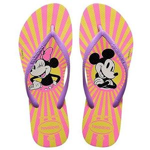 Havaianas Dames HAV. Slim Disney Flip-Flop, gele pixel, 1/2 UK, Gele Pixel