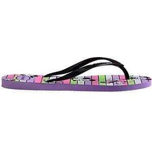 Havaianas HAV. Slim Disney Teenslip, Prisma Paars, 13 UK, Prisma Paars