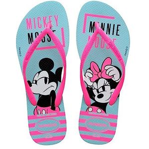 Havaianas Meisje HAV. Slim Disney Teenslippers, Blauw water, 13 UK