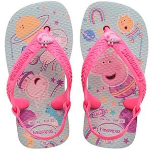 Havaianas Uniseks Baby Peppa Pig Ballet Rose Flipflop, Ballet Rose, 19/20 EU