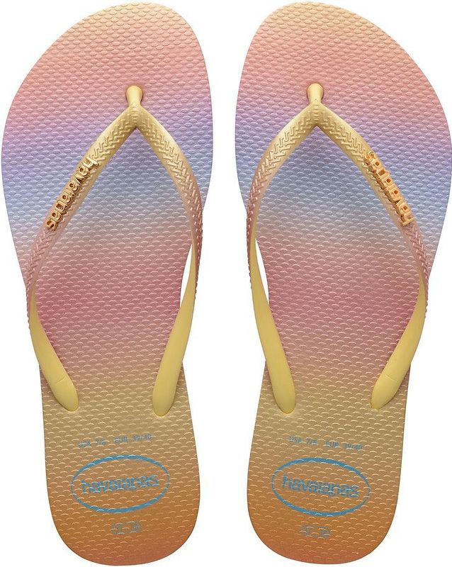 Havaianas Slim Gradient Sunset Slippers geel