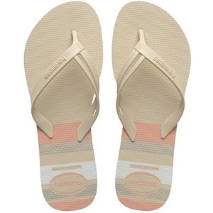 Havaianas Elegance Print, Flip Flop Dames, Beige, 0.5 UK
