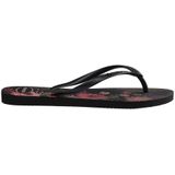 Teenslippers Slim Organic HAVAIANAS. Plastic materiaal. Maten 41/42. Zwart kleur