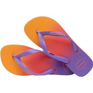Havaianas - Top Mode, Comfortabele, Duurzame en Lichtgewicht Flip-Flops, Zomers Gradiënt Ontwerp, Vrouwen, Koraalnieuw, 34 EU