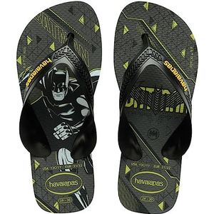 Havaianas Jongen Kids Max Herois Teenslippers, Zwart en geel, 23/24 EU