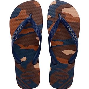 Havaianas Top Camu, Flip Flop Heren, donkerbruin, 4.5/5 UK
