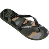 Havaianas - Men Top Camu - Slipper - Green Olive/Black - 100% Rubber