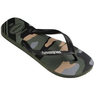 Havaianas - Men Top Camu - Slipper - Green Olive/Black - 100% Rubber
