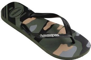 Havaianas - Men Top Camu - Slipper - Green Olive/Black - 100% Rubber