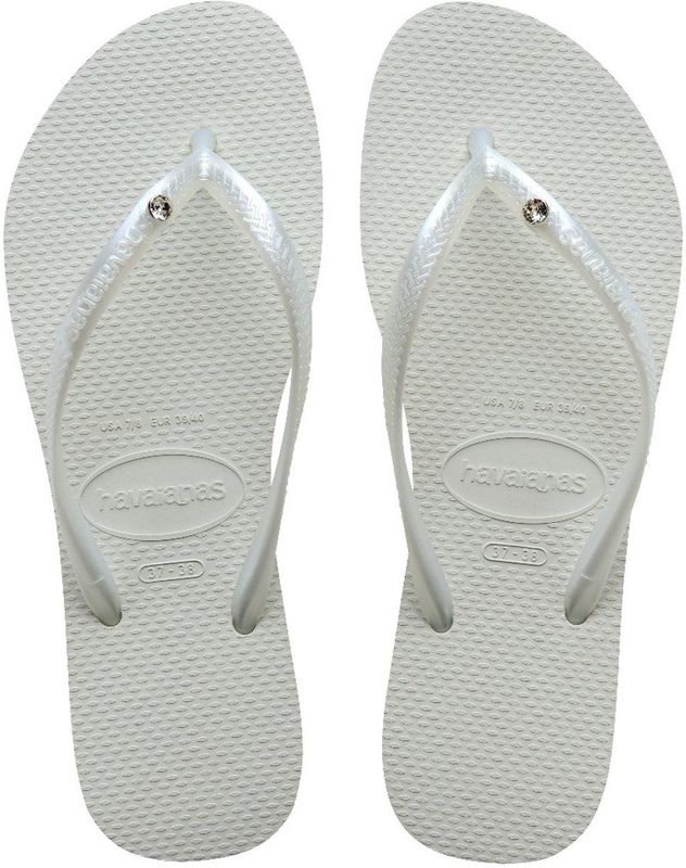 Havaianas - Slim Crystal Sw II - Teenslippers - Wit - Rubber