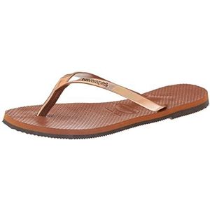 Havaianas You Metallic Teenslippers voor dames, Roest, 33/34 EU