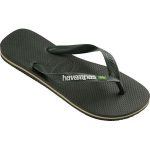 Havaianas - Brasil Logo - Teenslippers - Groen - Gemaakt in Brazilië