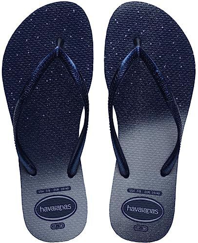 Havaianas Slim Gloss, Flip Flop Dames, Marineblauw Marineblauw, 34 EU