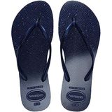 Havaianas - Slim Gloss - Teenslippers - Navy Blue - 100% Rubber en PVC