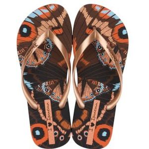 Ipanema Animale Print III Fem platte sandalen voor dames, metallisch goud, 40 EU