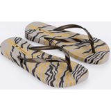 Ipanema Animal Print Slippers Dames - Grey Bronze